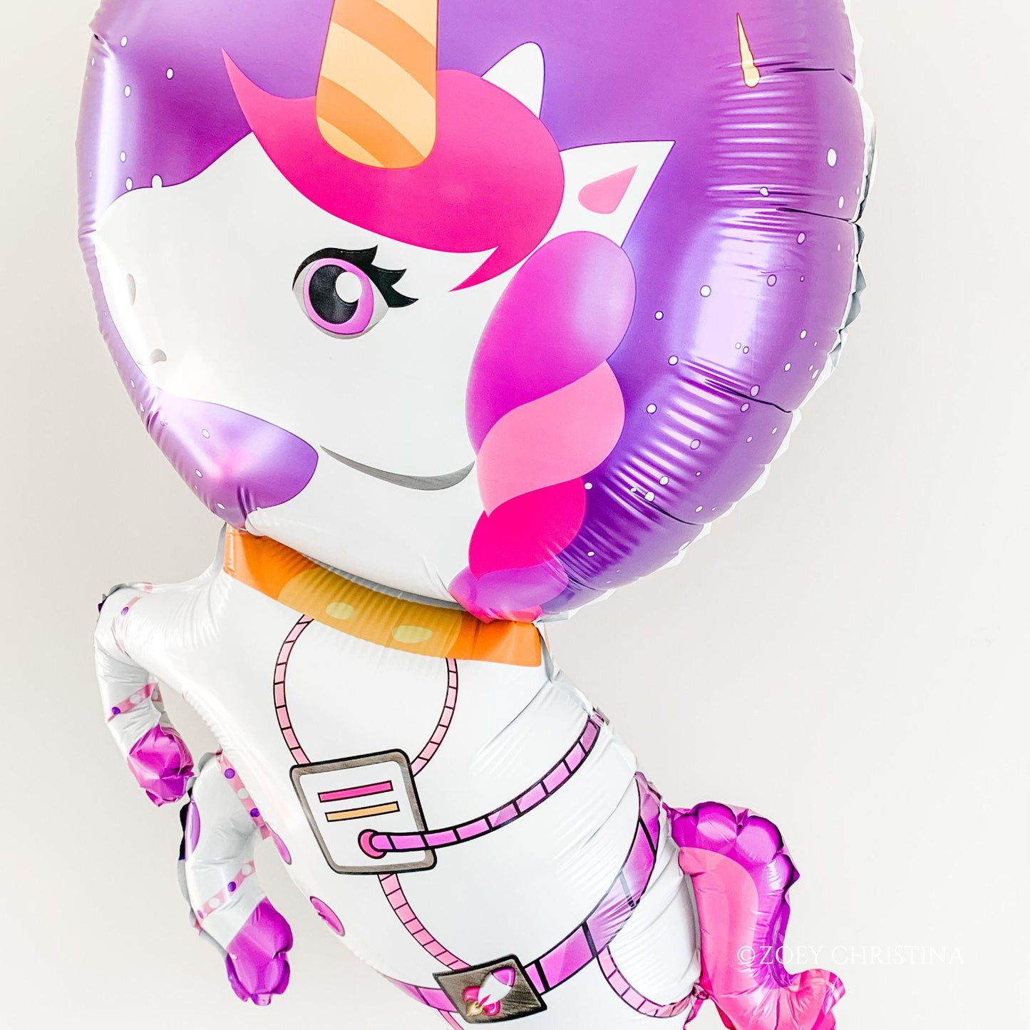 Space Unicorn Foil Balloon – Pink & Purple Cosmic Party Decor