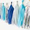 Space-Themed Tassel Pack – Blue & Silver Outer Space Party Decor