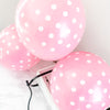 Pink & White Polka Dot Balloons – Cute Party Balloons