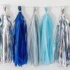 Space-Themed Tassel Pack – Blue & Silver Outer Space Party Decor