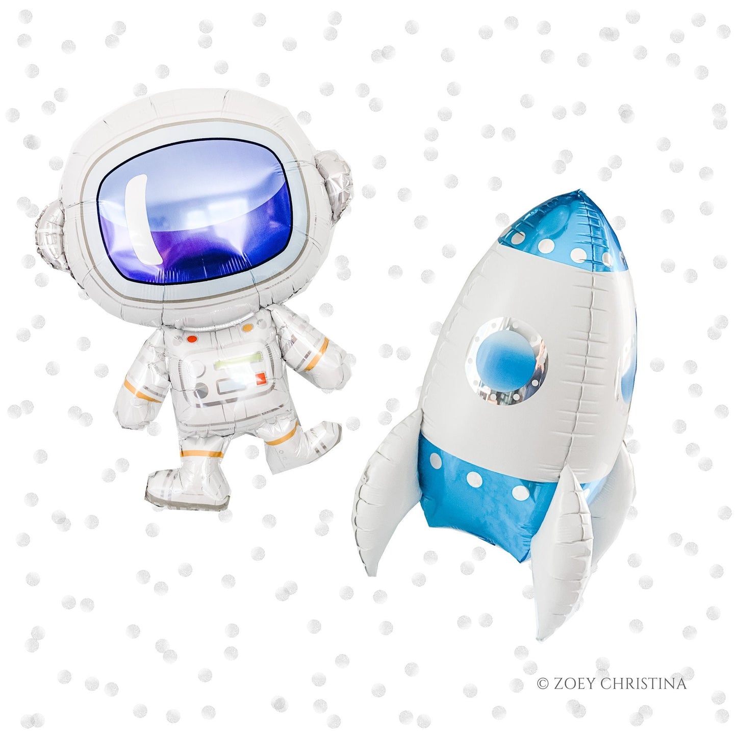 Rocket Ship Balloon – Astronaut & Outer Space Theme