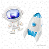 Outer Space Astronaut Balloon – STEM, Birthday, & Baby Shower Decoration