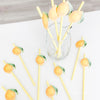 Lemon Paper Straws – 12-Pack Yellow or Pink Straws for Lemonade Stands & Summer Parties