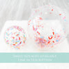 Jumbo Sprinkle-Filled Balloon – Donut, Ice Cream & Candy-Themed Decor
