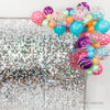 Candy-Themed Balloon Garland – Bright & Fun Balloons with Polka Dots & Marble Patterns