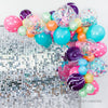 Candy-Themed Balloon Garland – Bright & Fun Balloons with Polka Dots & Marble Patterns