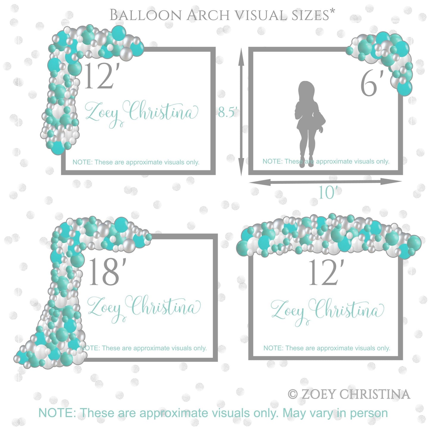 Cloud themed balloon garland kit, In the clouds bridal shower or birthday party decor