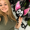 Cute & Whimsical Bat Party Decoration - Halloween Foil Balloon