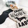 Dachshund Keychain – Beaded Wristlet for Dog Moms with Lip Gloss Holder & Tassel