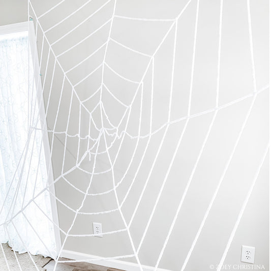 πΈοΈ Giant Decorative Spider Web β 9 ft or 12 ft Size Options