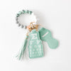 Optometry Wristlet Keychain – Mint Beaded Keychain with Snellen Chart