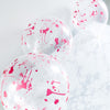 Blood Splatter Balloon – 12” Clear Latex Party Decor