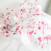 Blood Splatter Balloon – 12” Clear Latex Party Decor