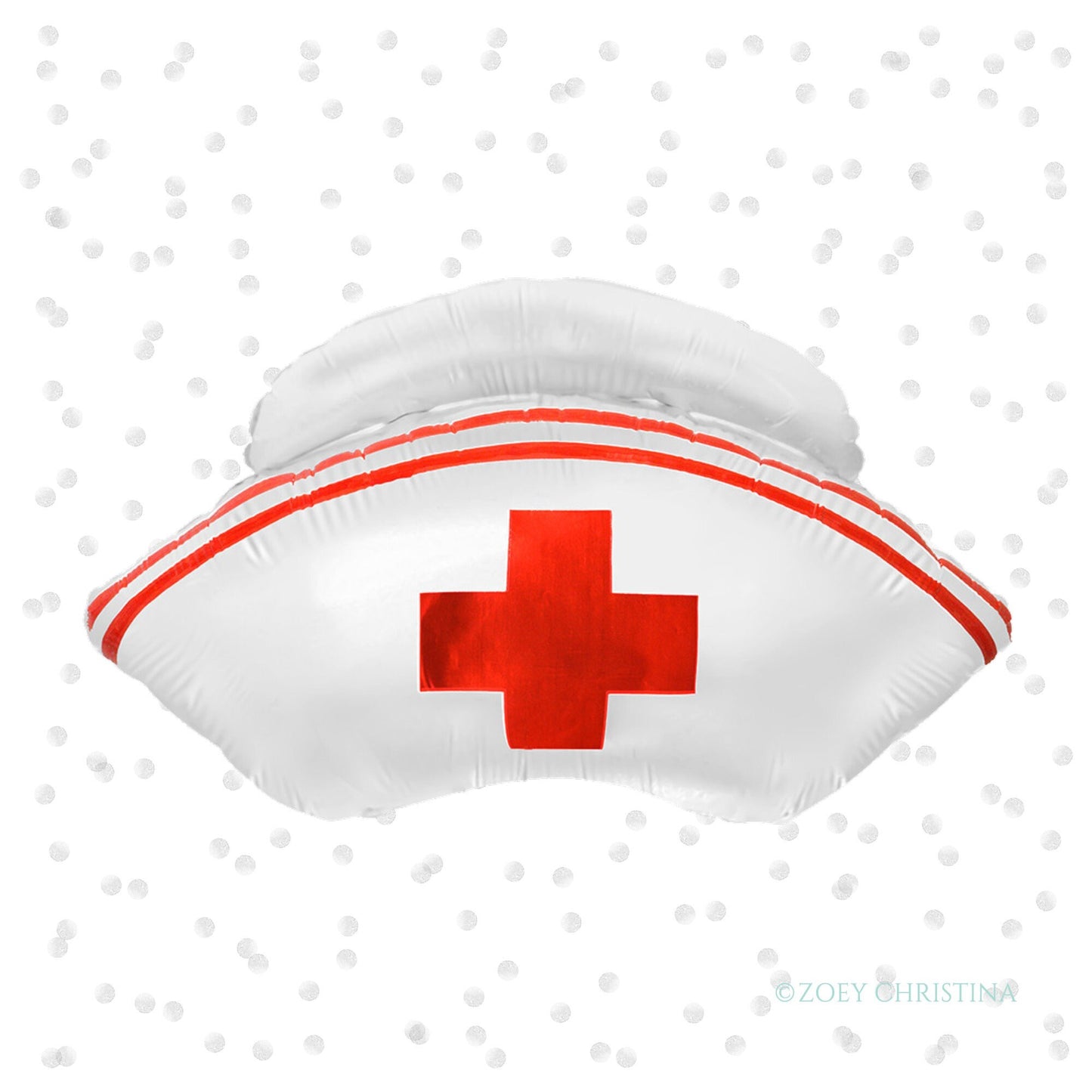 Nurse Hat Balloon – 25” Foil Balloon for Nurse Graduations & Medical Parties