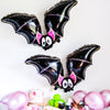Cute & Whimsical Bat Party Decoration - Halloween Foil Balloon