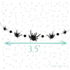 🖤 Exclusive Halloween Glitter Spider Banner –  | Up to 42” Wide