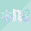 One Snowflake Foil Balloon – Winter Wonderland 1st Birthday Decor