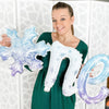 One Snowflake Foil Balloon – Winter Wonderland 1st Birthday Decor