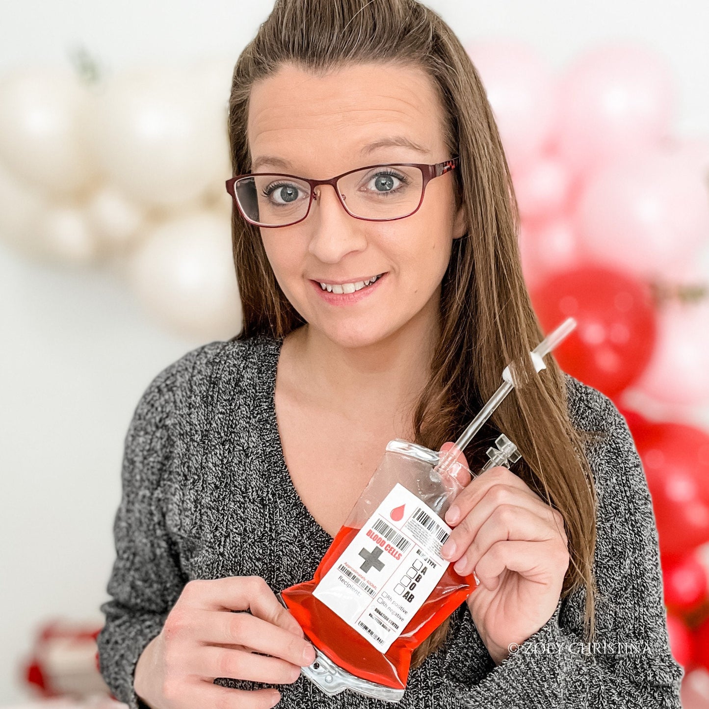 Fake Blood Bags – 10-Pack Refillable IV Drink Bags for Medical & Halloween Parties