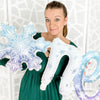 One Snowflake Foil Balloon – Winter Wonderland 1st Birthday Decor