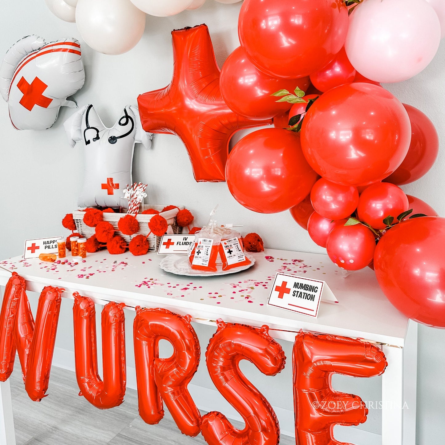 Nurse Hat Balloon – 25” Foil Balloon for Nurse Graduations & Medical Parties