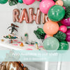 Four-a-Saurus" Foil Balloon Letter Kit – Dinosaur 4th Birthday Party Decor