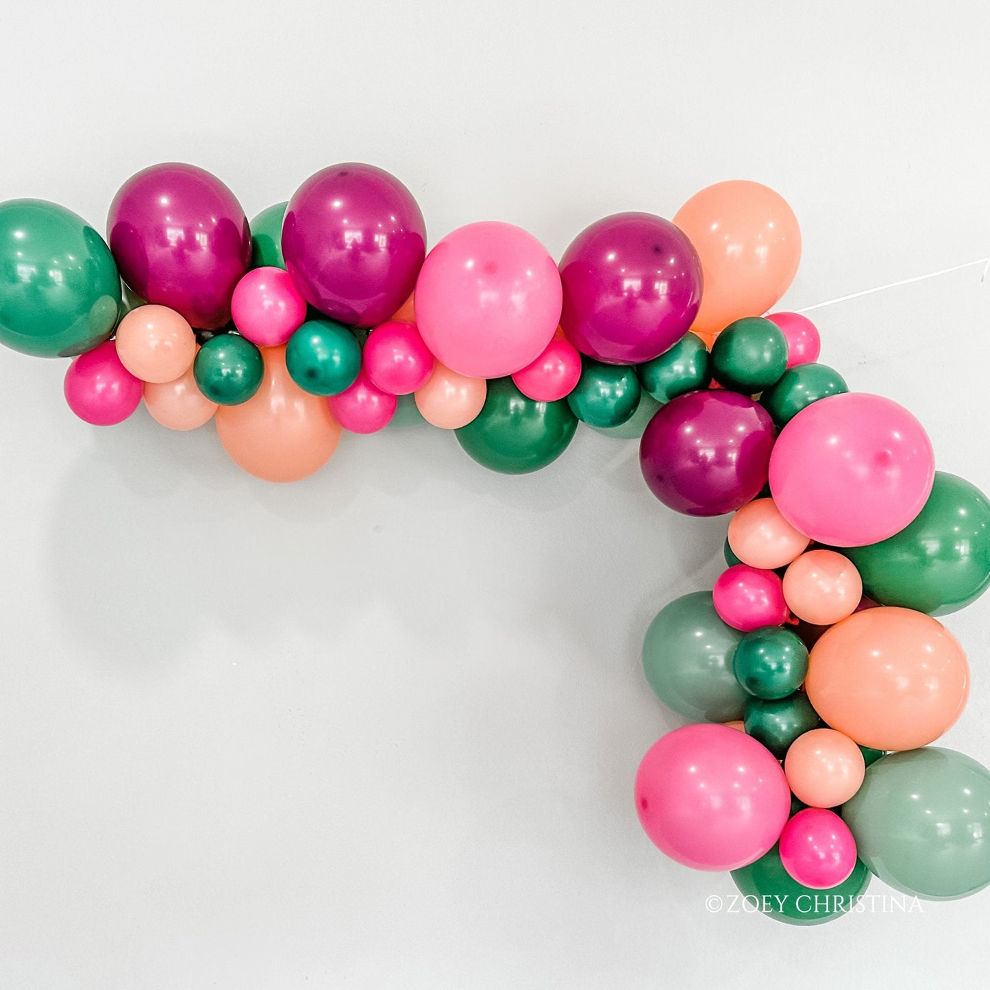 Girl Dino Party Balloon Arch – Pink & Green Balloon Kit for Birthdays & Baby Showers