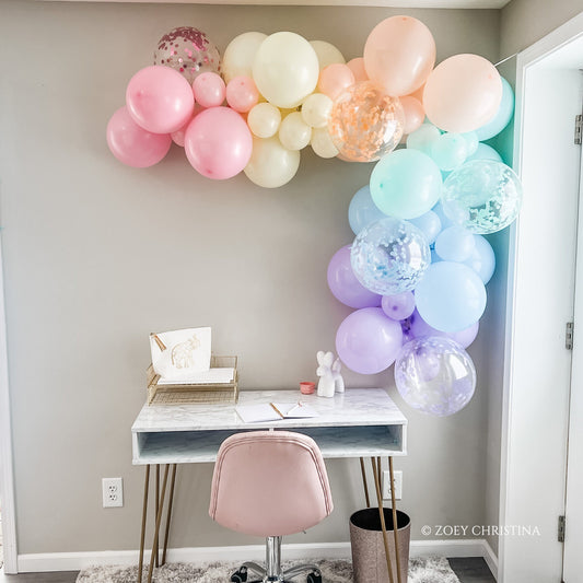 Spring Light Pastel Theme Balloon Garland | Sprinkles Ice Cream Donut