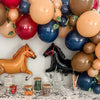 Equestrian Balloon Garland – Rustic Derby & Western-Themed Balloon Arch
