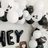Ghost Face Halloween Balloons – White Latex Balloons