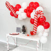 Candy Cane Balloon Garland Kit – Red & White Christmas Party Decor