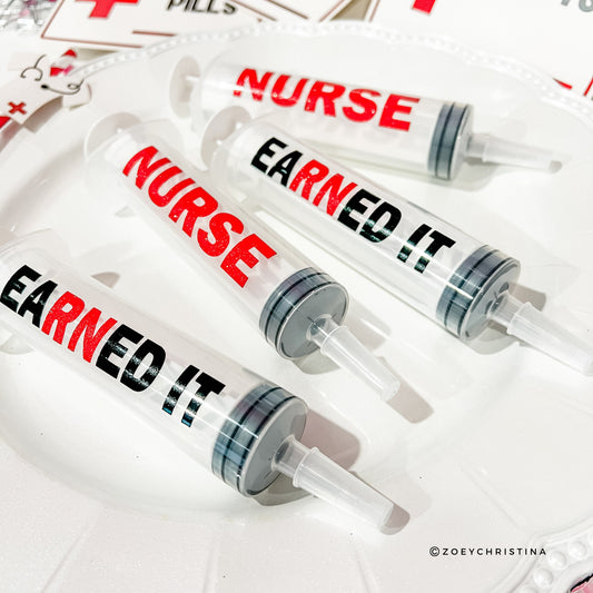 Jumbo Syringes – 4-Pack Nurse Party Shot Syringes for Drinks & Medical-Themed Events