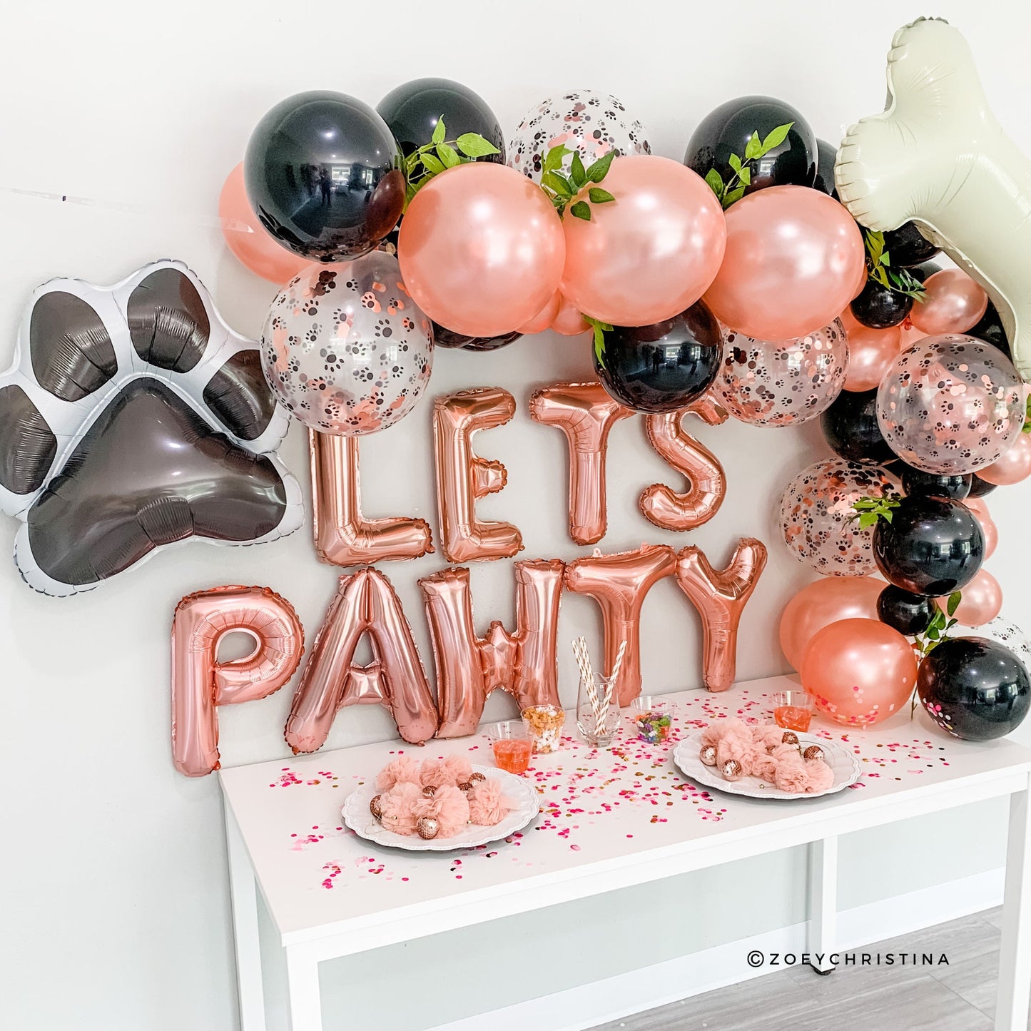 Paw Print Foil Balloon – 20” Dog & Cat Party Decoration