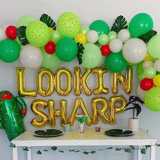 Desert Bloom Balloon Garland Kit β Cactus-Themed Green Party Decor