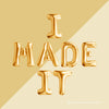 High School Graduation Foil Letter Balloon Kits – 16" Air-Fill Letters