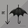 Black Umbrella Foil Balloon β Gothic Wednesday-Inspired Party Decor