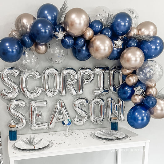 Mystical Astrology Party Balloon Garland – Cosmic & Moonlit Celebration Supplies