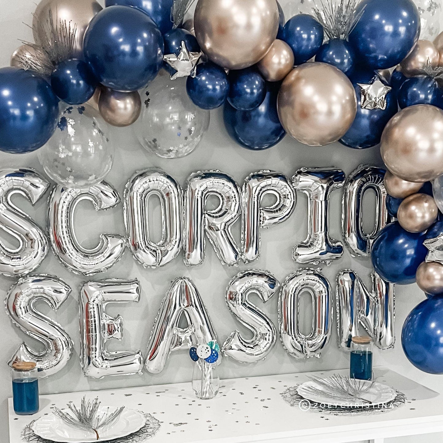 Mystical Astrology Party Balloon Garland – Cosmic & Moonlit Celebration Supplies