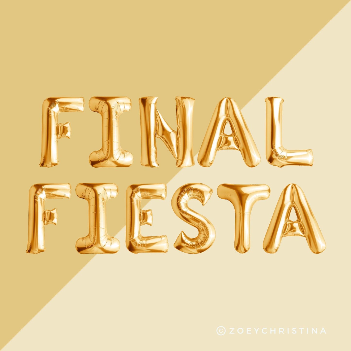 Bachelorette & Fiesta Party Foil Balloons – "FINAL FIESTA" Banner