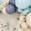 Elegant Dusty Blue Balloon Garland – Minimalist & Boho Baby Shower Decorations