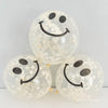 Happy Dude Smiley Balloon Garland – Yellow, White & Black Party Balloon Kit