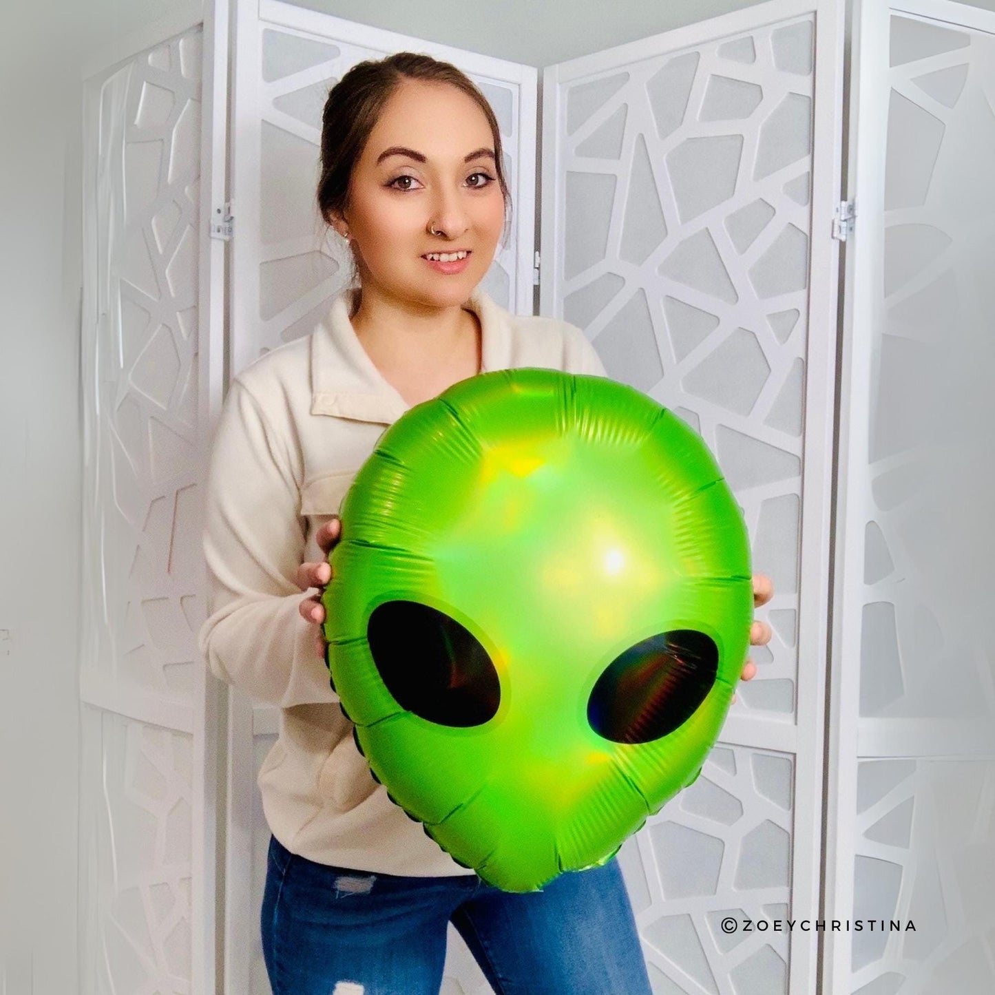 Extraterrestrial Alien Balloon – Sci-Fi, Glow Party & Halloween Decor