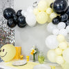 Happy Dude Smiley Balloon Garland – Yellow, White & Black Party Balloon Kit