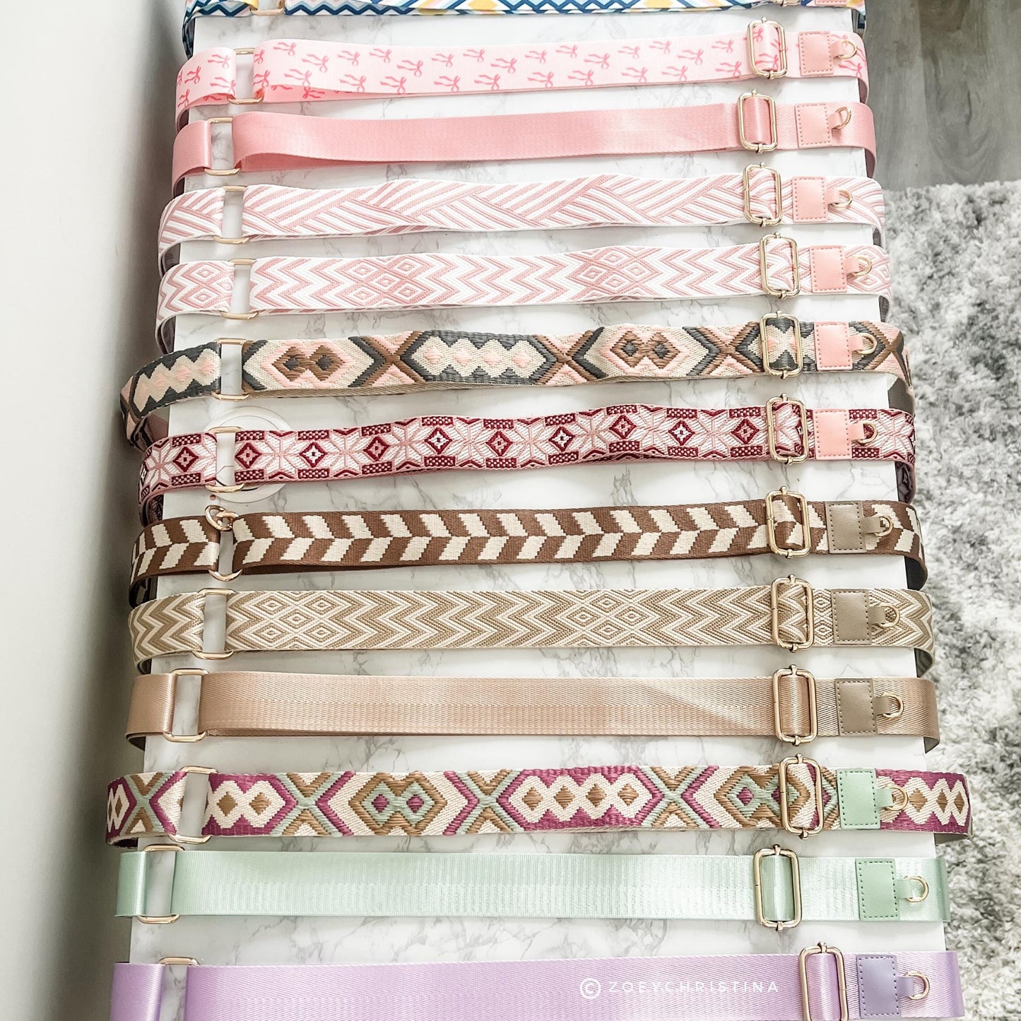 Adjustable Add-On Bag Straps - Crossbody Purse Straps - Stylish Options for Shoulder, Crossbody, or Handbags
