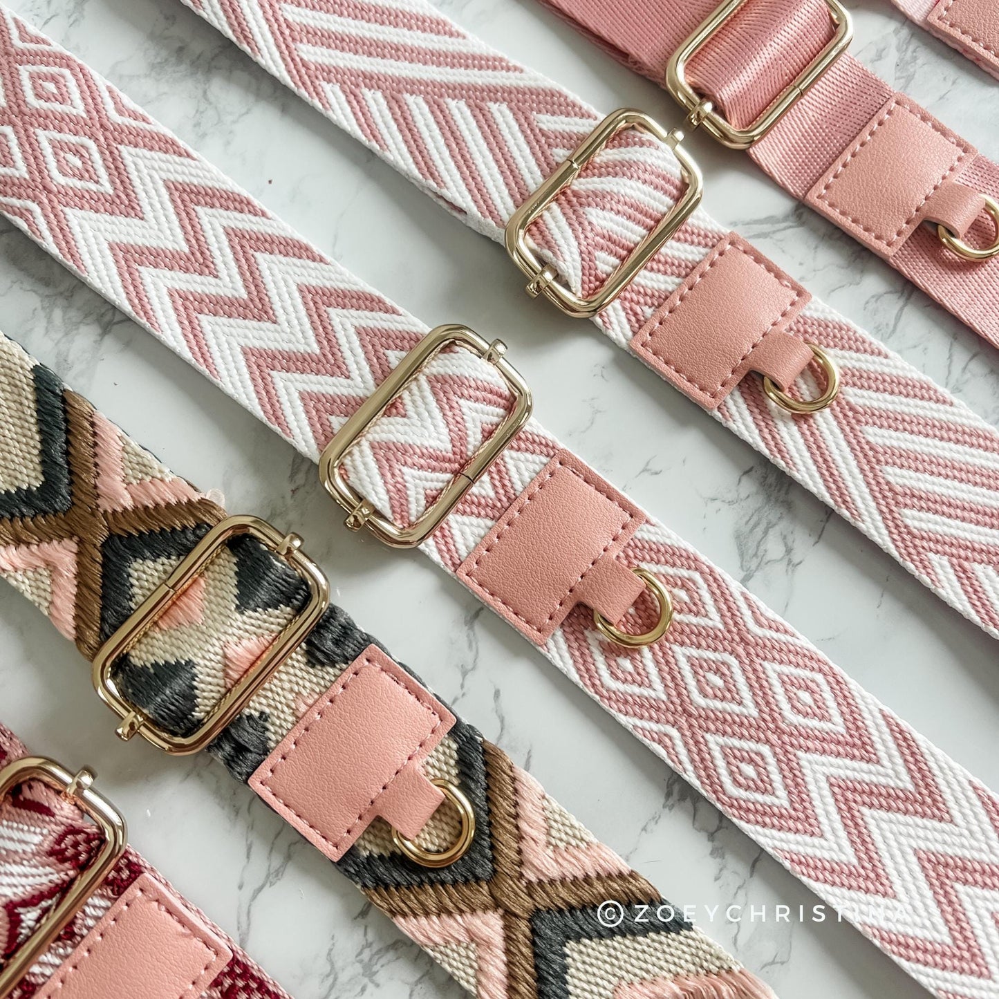 Adjustable Add-On Bag Straps - Crossbody Purse Straps - Stylish Options for Shoulder, Crossbody, or Handbags