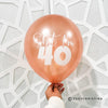 Funny 40th Birthday Balloons – "SHIT I'M 40" Latex in Multiple Colors