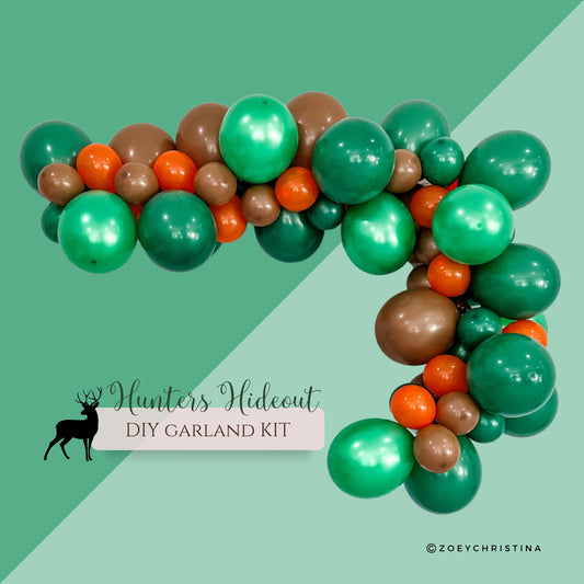 Hunterβs Hideout Balloon Garland Kit β Hunting & Outdoor Party Decor