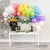 Pastel Rainbow Balloon Arch – 'End of the Rainbow' Garland for St. Patrick’s Day