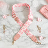 Pink Bow Bag Strap – Adjustable Interchangeable Purse & Tote Accessory