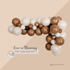 Love is Brewing Bridal Shower Decor – Love is Brewing Bachelorette Theme - Neutral Brown & Cream Party Decor